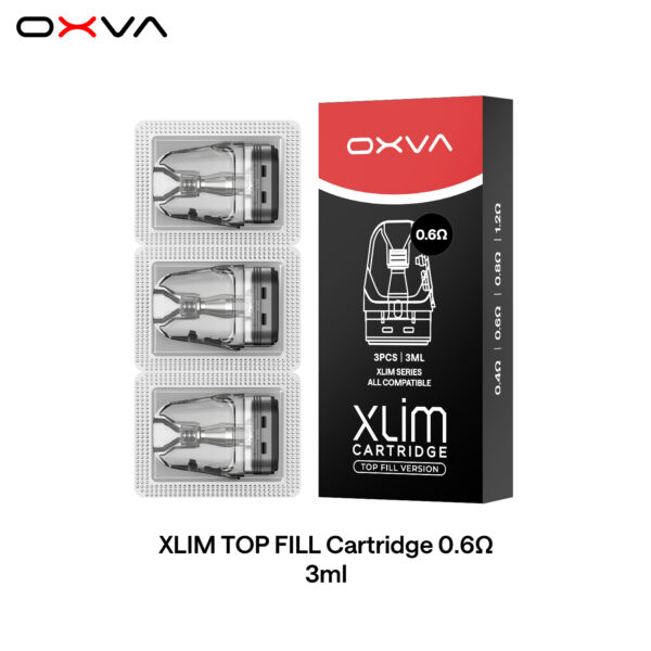 XLIM TOP FILL Cartridge 0.6Ω 3ml_02 OXVA 小蠻牛空煙彈 XLIM Top Fill 3ML
